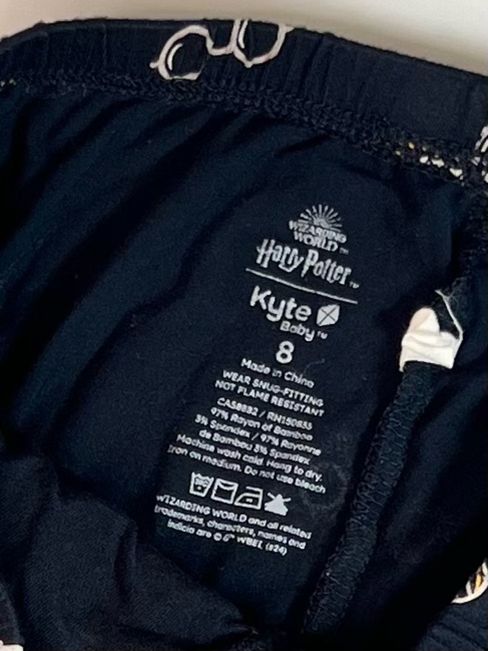 Kyte Baby Harry Potter Pajama Set Unisex Size 8 - Picture 11 of 11